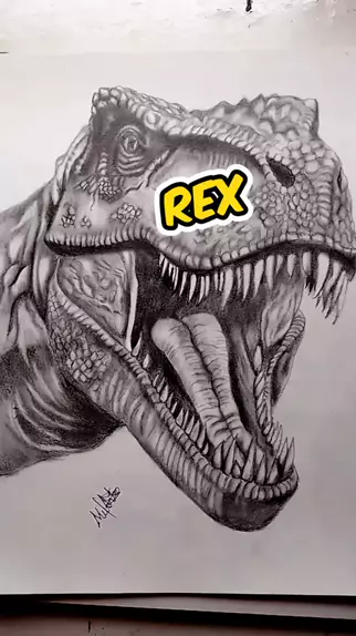 t rex drawing